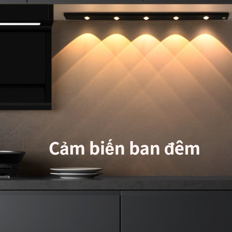 Đèn LED trang trí điều chỉnh độ sáng，Đèn cảm biến cơ thể con người mắt mèo thông minh，Đèn cảm ứng nhà bếp