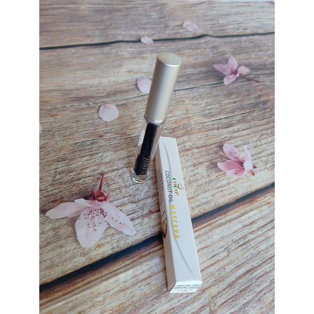 Mascara dưỡng mi - Dầu dừa dưỡng mi giữ ẩm, dài mi tự nhiên từ dầu dừa nguyên chất Escoco