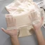 Quần lót lụa băng mùa hè FUJIZOU, Quần lót lụa băng liền mạch in chữ, Quần lót Cotton thời trang Quần lót đơn giản xuyên thấu Quần lót nữ sinh nhật