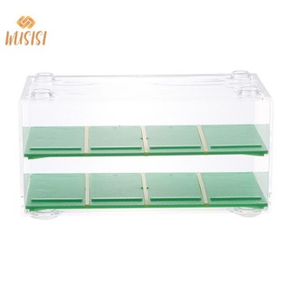 [WUSISI] Ô tô Diecast Lưu trữ Hộp chống bụi Acrylic 1: 64 cho hộp trưng bày trong suốt Giá đỡ tủ mô hình ô tô MỚI