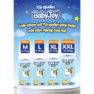 [Hỏa tốc - Ủy quyền từ hãng] Tã Bỉmn Quần Baby Joy mới mỏng chỉ 2mm Công nghệ Nhật sản xuất tại VN - Thảo nhi Kids