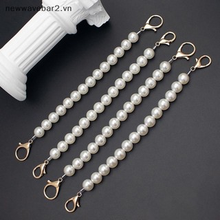 [Mới] Túi Ngọc Trai Túi Xách Dây Đeo Vai Ngắn Dây Xích Điện Thoại Ngọc Trai Trắng Lớn Tự Làm.