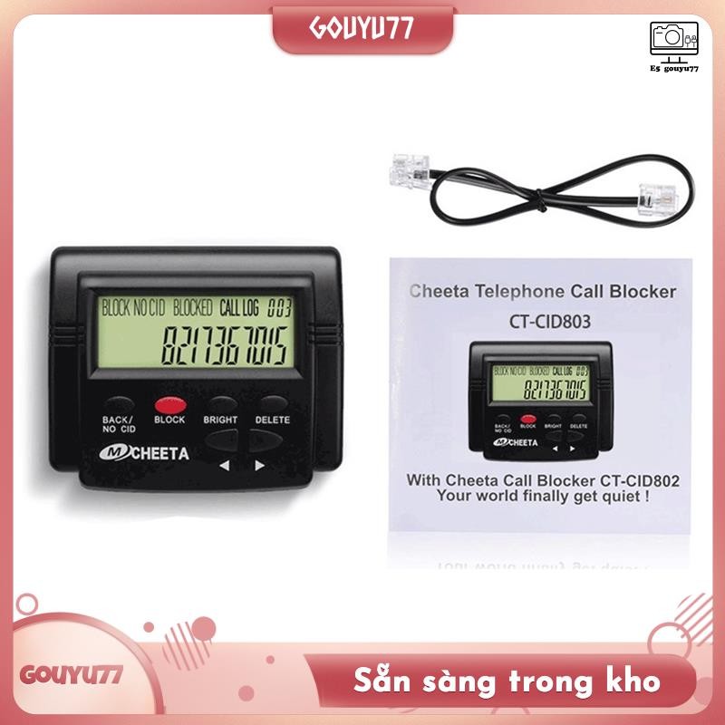 [Gouyu77] Bộ chặn cuộc gọi dung lượng cao Nhóm 2000 Chặn điện thoại cuộc gọi chống tăng cường + Màn hình LCD 1 Bộ