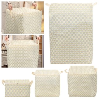 Thùng đựng quần áo JOYFULLIFE, Hộp đựng quần áo có tay cầm Túi đựng chăn, Hộp đựng quần áo chống bụi có thể gập lại dung tích lớn Xô đựng đồ cho gia đình