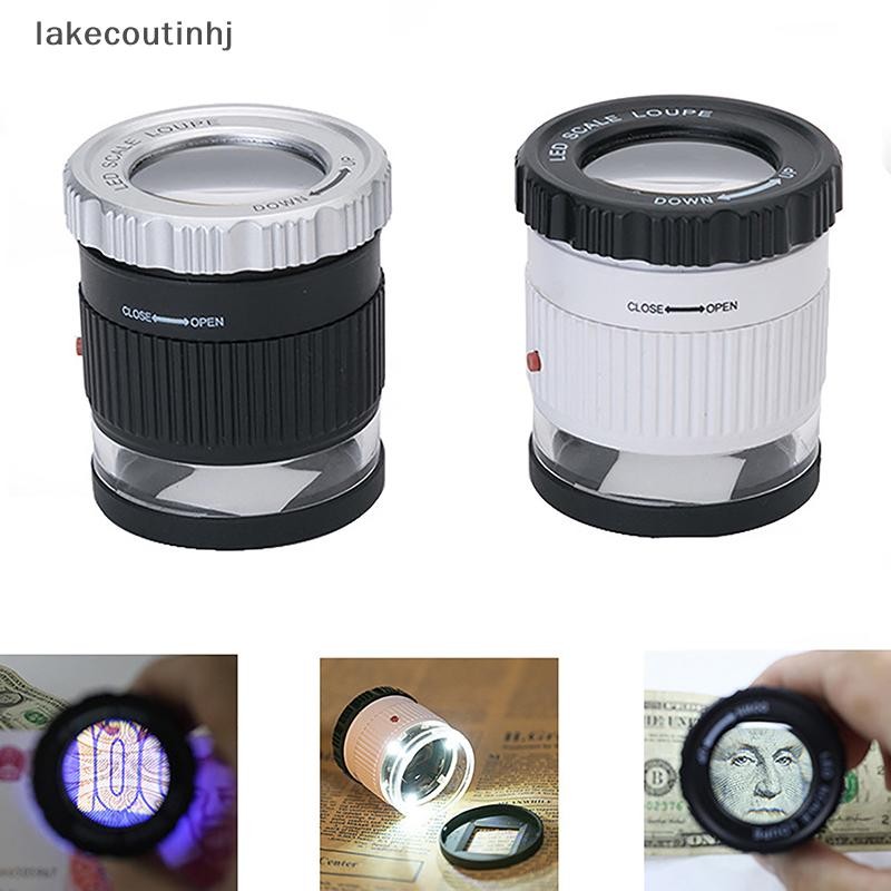 Lu 30X Bỏ Túi Kính Cường Lực Có Cân LED UV Chiếu Sáng Kính Phóng Đại Có Thể Điều Chỉnh Tiêu Đề HD Lộn Trang Sức Dụng Cụ Đọc tinhj