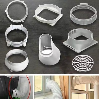 Giao diện ống xả ALMA1, Đầu nối ống xả thay thế hình tròn / vuông, Bộ chuyển đổi ống xả ABS di động Phụ kiện điều hòa không khí di động