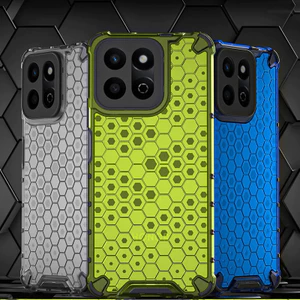 Dành Cho Honor X7c X7b X7a X7 Ốp Lưng PC Cứng & Silicon Mềm Chống Sốc Chống Rơi Tổ Ong Bảo Vệ