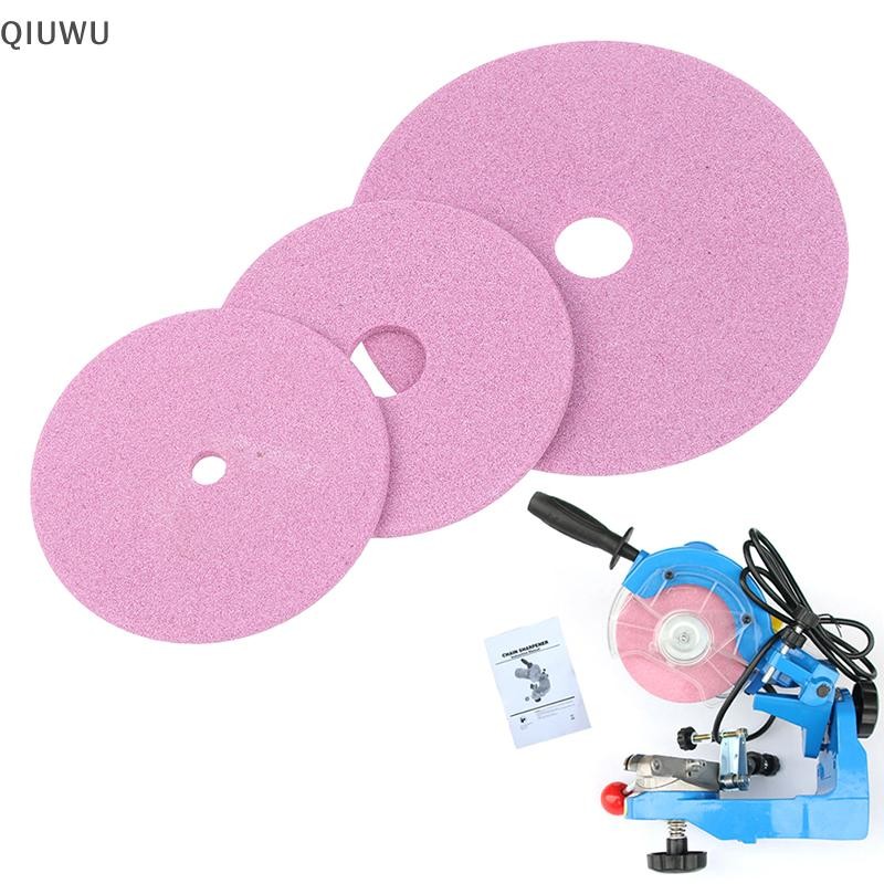 Máy mài cưa xích điện QIUWU Bánh mài và răng cưa xích đánh bóng.