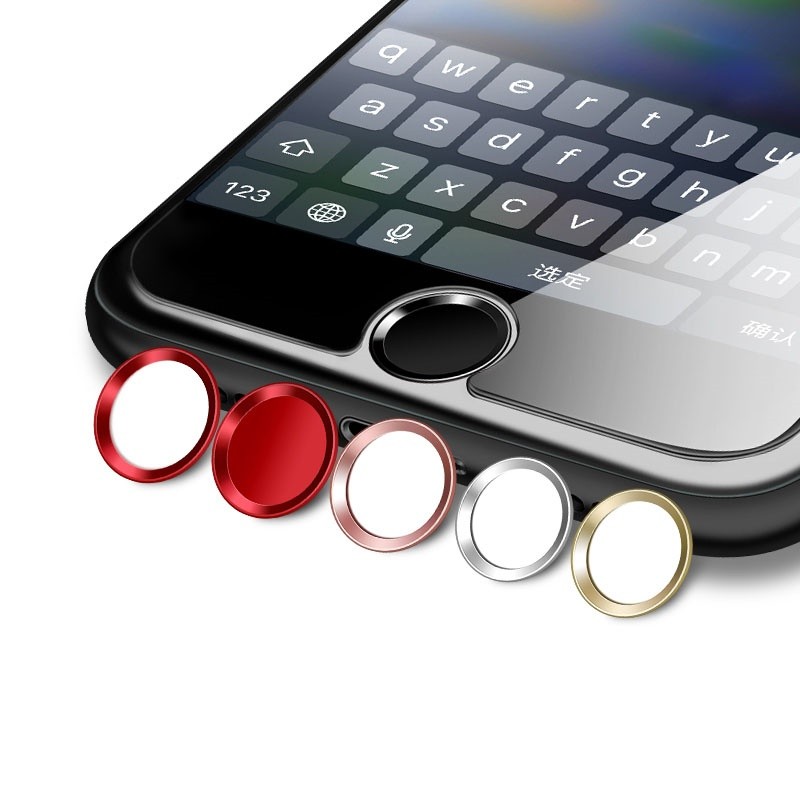 Touch ID Kim Loại Nút Home Miếng Dán Cho iphone 7 8 6 6s 6 plus 5s 5 se se2 ipad mini air