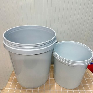 Xô (thùng) bê 10l/20l, thùng sơn, xô đựng nước quai sắt PP màu trắng, vàng (KHÔNG NẮP) - Trường An VN