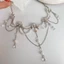 Dây thắt lưng DUSKGLOW, Phụ kiện thắt lưng Boho Dây chuyền bụng hoa, Dây chuyền hông thanh lịch đa năng thời trang dành cho nữ