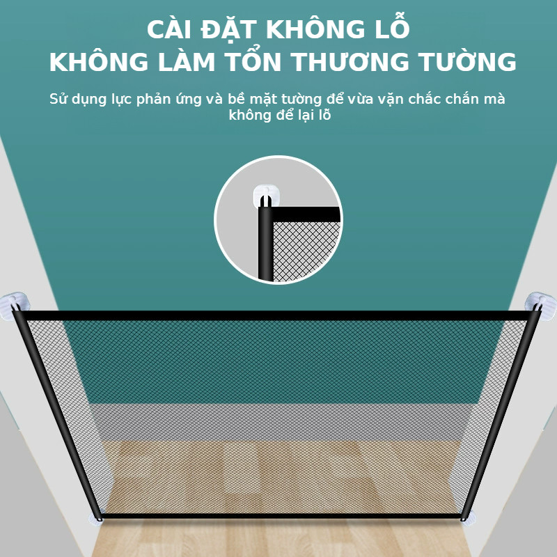 Cổng An Toàn Cầu Thang Cho Trẻ Em Có Thể Thu Vào Cho Hàng Rào Cửa Trẻ Em Cửa Em Bé