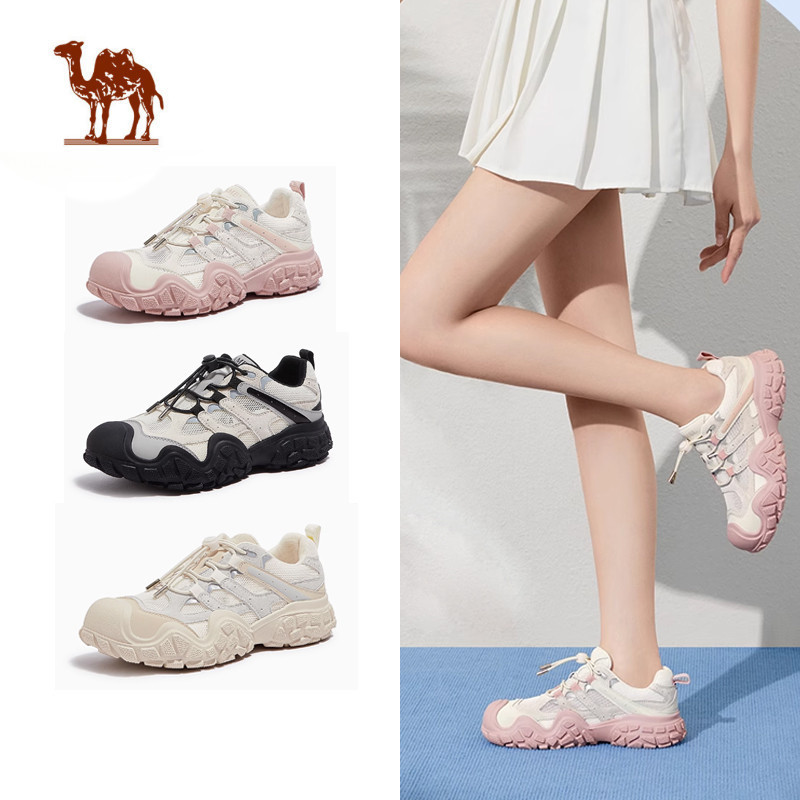Ảnh Camel CROWN Giày thường ngày dành cho nữ Giày đi bộ ngoài trời Giày bố dễ thương xấu xí 1