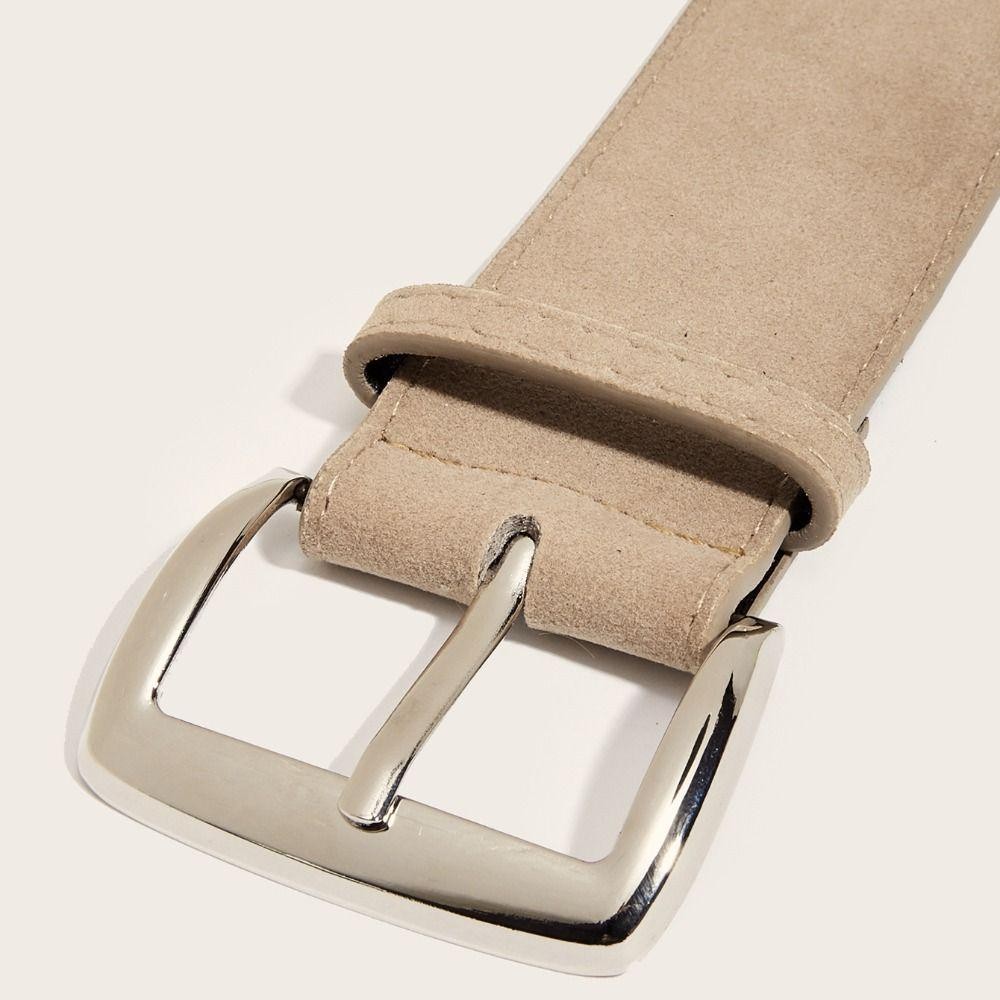 TRACEILLOIAN Pin Buckle Thắt Lưng, Thiết Kế Sang Trọng Hợp Thời Trang Da Lộn Da Lộn Rộng, Thời Trang Nữ Chiều Rộng 4,8Cm Thường Ngày Đa Năng Dây Thắt Lưng Kinh Doanh Quà Tặng