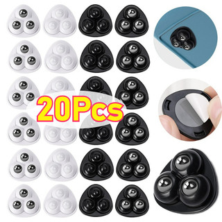 360° Bánh xe xoay ròng rọc đa năng tự dính - Bánh xe xoay tắt tiếng Mini cho hộp đựng đồ nội thất