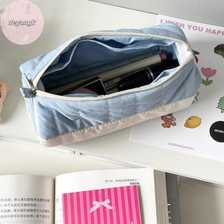 Deyangk 1PC Đa Chức Năng Thêu Văn Phòng Phẩm Hộp Đựng Bút Dung Tích Lớn Đơn Giản Văn Phòng Phẩm Nhà Hộp Đựng Bút Cotton Túi Bảo Quản VN
