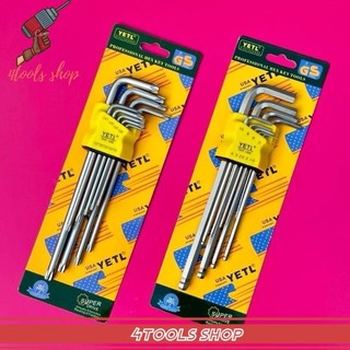 Bộ lục giác đầu bi hoặc đầu bông 9 món Yetl đa năng