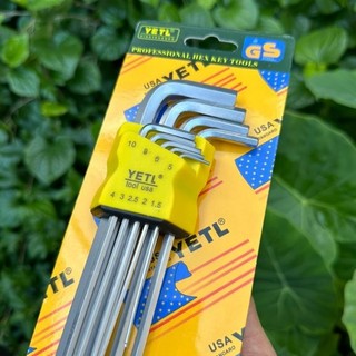 Bộ lục giác đầu bi hoặc đầu bông 9 món Yetl đa năng