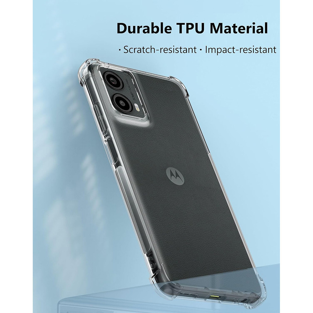 Dành Cho Motorola Moto G 5G 2024 2023 2022 Vỏ Mềm Chống Sốc Pha Lê Gel Trong Suốt TPU Vỏ Chống Sốc