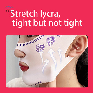 ELBBKG Thoáng Khí Mặt V Cheek Nâng Mặt nạ mỏng Giảm Đôi cằm V Hình Chống Nhăn Mặt Mới