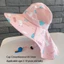 Mũ Xô Trẻ Em EBINLANDS, Mũ Chống Nắng Chống Tia UV Dễ Thương, Polyester Thoáng Khí Ngoài Trời Có Còi Đi Biển Mũ Trẻ Sơ Sinh Bé Gái Bé Trai