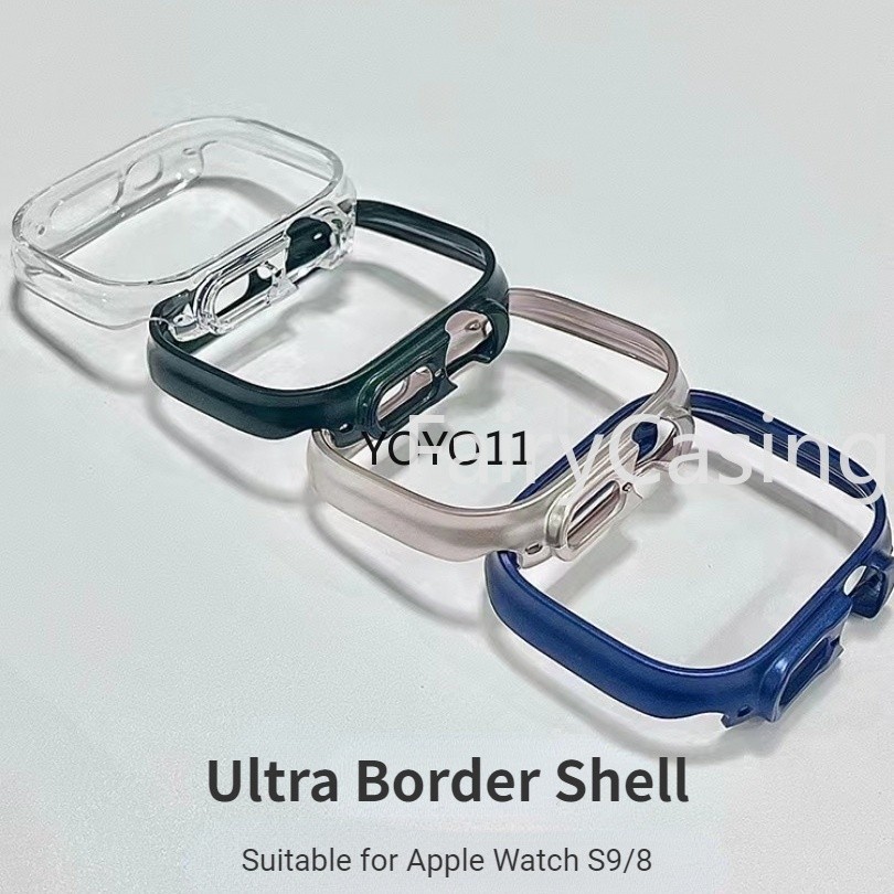 Newst Màu Sắc Ban Đầu Đồng Hồ S11 Dành Cho Apple Watch 46MM Ultra 2 49mm Series 10 9 8 7 SE 6 5 4 3 2 45mm 41mm 44mm 40mm 42mm 38mm cho iWatch PC ốp Bảo Vệ Màn Hình