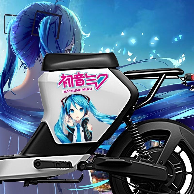 Hai Chiều Ca Sĩ Cá Tính Kế Hoạch Trò Chơi Xe Điện miku Đau Xe Miếng Dán Nhãn Dán Hatsune miku Anime