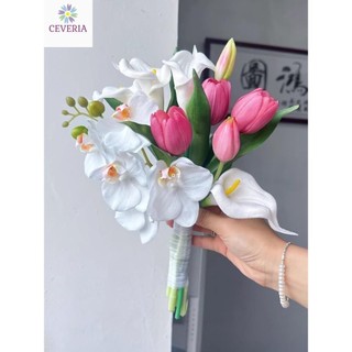 hoa cưới cầm tay cô dâu nhiều mẫu siêu xinh CEVERIA