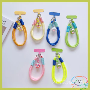 Dopamine Sanr Búp Bê Handmade Dệt Mặt Dây Chuyền Với Dày Và Chắc Chắn Điện Thoại Lưng Kẹp Ngắn Dây Treo Điện Thoại Cổ Tay Dây Treo