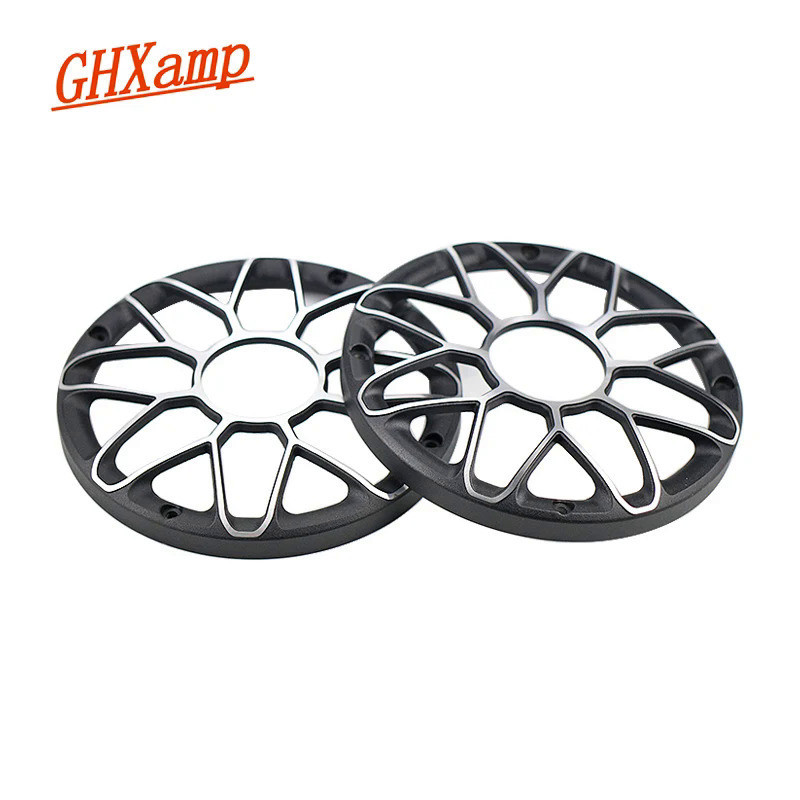 1 Chiếc 6.5 inch SubWoofer Loa Ô Tô Lưới Nướng Bao Da Nhôm Loa Lưới Loa Kim Loại Bảo Vệ Tự Làm