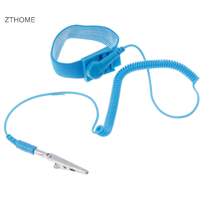 Zthome Vòng tay chống tĩnh điện ESD Cáp xả tĩnh điện Dây đeo cổ tay có thể tái sử dụng HOT