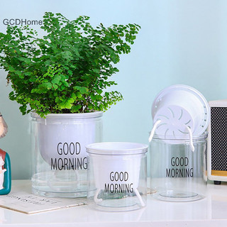 Gcdhome Hoa Tự tưới Cây Nhựa Trong Suốt Chậu Cá Tự tưới Cây Nồi Trang Trí Nhà Cửa HOT