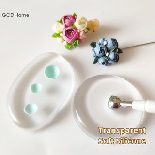 Gcdhome Dụng Cụ Gốm Silicon Mềm Miếng Lót Mô Hình Chấm Dụng Cụ Khuôn Đất Sét Polymer Cho DIY Bông Tai Thủ Công Mỹ Nghệ Cánh Hoa Làm Phụ Kiện HOT