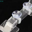 Bộ ống đựng thức ăn trong suốt bể cá Acrylic dụng cụ phụ kiện hộp đựng thực phẩm [BK]