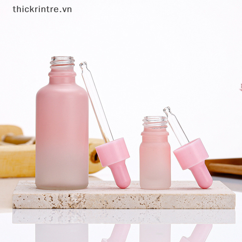 Thi Chai Nhỏ Giọt Thủy Tinh Có Thể Đổ Lại Chai Trống Du Lịch Di Động Chất Lỏng Pipet Chai Hộp Đựng 5-100ML VN
