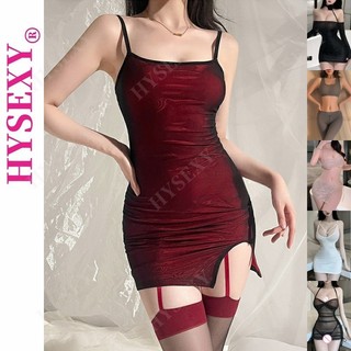 Váy Nữ Gợi Cảm Hộp Đêm Gói Chặt Hông Dây Đầm Trong Suốt Độ Đàn Hồi Cao Gợi Cảm DS02