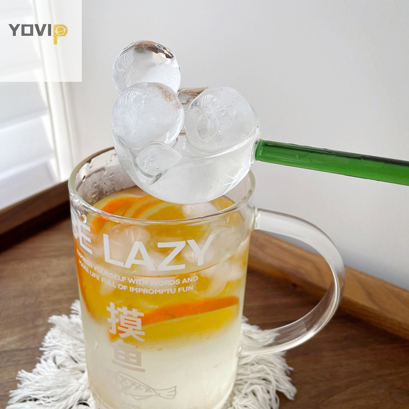 Yovip Borosilicate Thìa Thủy Tinh Có Tay Cầm Dài Trong Suốt Nước Sốt Chịu Nhiệt Thìa Canh Có Vòi Thìa Tráng Miệng Nhà Bếp Thanh Đảng VN