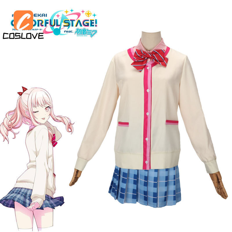 Dự Án Sekai Sân Khấu Đầy Màu Sắc Akiyama Mizuki Cosplay Quần Áo Trọn Bộ Trang Phục Phù Hợp Với Người Phụ Nữ Sân Khấu Show Đầm Cosplay Phục Hồi Hoàn Hảo