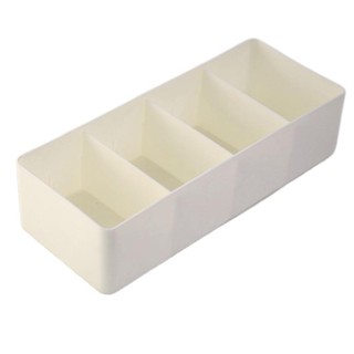Hộp lưu trữ máy tính để bàn MEGOCE, Giỏ đựng mỹ phẩm bền bằng nhựa, Hộp đựng đồ đa năng phân vùng có thể tháo rời