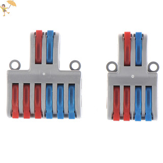 [Gou] Khối đầu cuối đòn bẩy lò xo Đầu nối dây cáp điện PCT-222 SPL-62 SPL kq VN