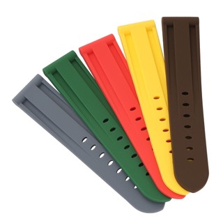 Dây đeo đồng hồ silicon đầy màu sắc 20mm 22mm 24mm 26mm Dây đeo đồng hồ cao su Ngụy trang Dây đeo cổ tay Dây đeo đồng hồ Thay thế đa năng Nam Nữ Vòng tay thể thao chống thấm nước