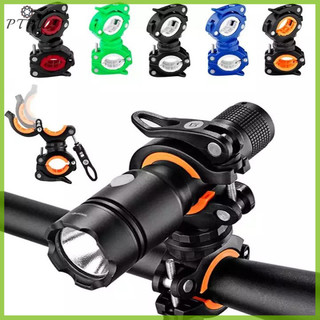 PTFU 360°Xoay Giá Đỡ Đèn Xe Đạp Kẹp Gắn Đèn Pin Phụ Kiện Mới