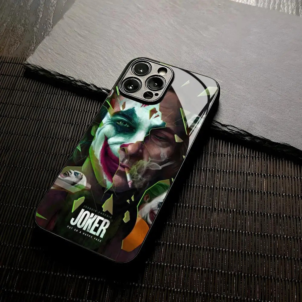 BK-1 Chú Hề Joker Ốp Lưng Điện Thoại Iphone 17,15 13 12 14 11 Pro Max Mini X Xr Xs 8 7 Puls Kính