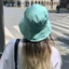 Mũ chống nắng BAMBOOB, Mũ chống nắng màu trơn Mũ ngư dân, Mũ che nắng Cotton thoáng khí thời trang dành cho nữ