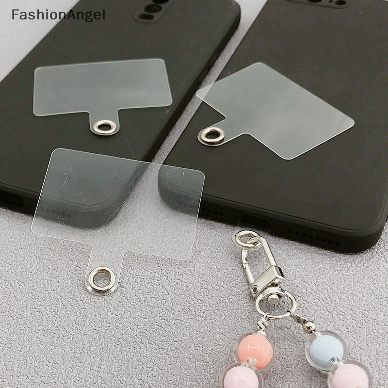 FashionAngel 5 Chiếc Điện Thoại Di Động Dây Miếng Dán Nam Chống Mất Thẻ Cố Định Kết Nối Mặt Dây Chuyền Không Dây Lỗ Trong Suốt Kẹp TH