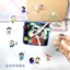 SQ3 hoạt hình Crayon Shin-chan Đồng hồ Acrylic dễ thương sáng tạo đơn giản để bàn mặt dây chuyền trang trí QS3