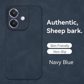OPPO A3X A3 A40 CPH2669 CPH3669 A40M A3I Vỏ chống rơi và hấp thụ sốc làm bằng da cừu chất lượng cao và vỏ cứng thân thiện với da