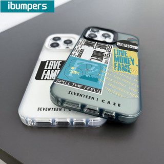 ibumpers Ốp Lưng IPhone Cool Simple Thẻ Graffiti Họa Tiết Ốp Điện Thoại Trong Suốt Nhám Mờ TPU Mỏng Chống Sốc Chống Bẩn Cho IPhone 16 15 14 12 13 11 Pro Max IP 7 8 Plus X XS XR