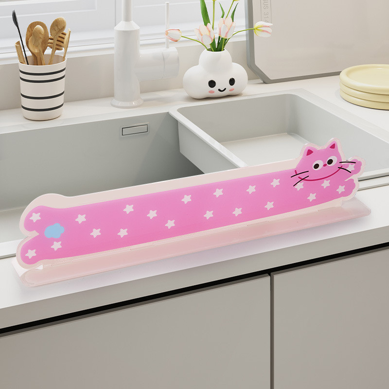 Acrylic hoạt hình tấm chống thấm nước mặt bàn dải chống thấm nước hoạt hình bồn rửa nhà bếp cạnh tấm chống thấm nước chống văng