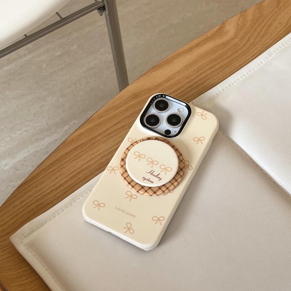 Ốp Lưng Cứng Tương Thích Với iPhone 13 13Pro 13ProMax 14 14Pro 14ProMax 15 15Pro 15ProMax 16 16Pro 16ProMax 17 17Pro 17ProMax Ốp Nam Châm Họa Tiết Anh Đào Chặn Màu
